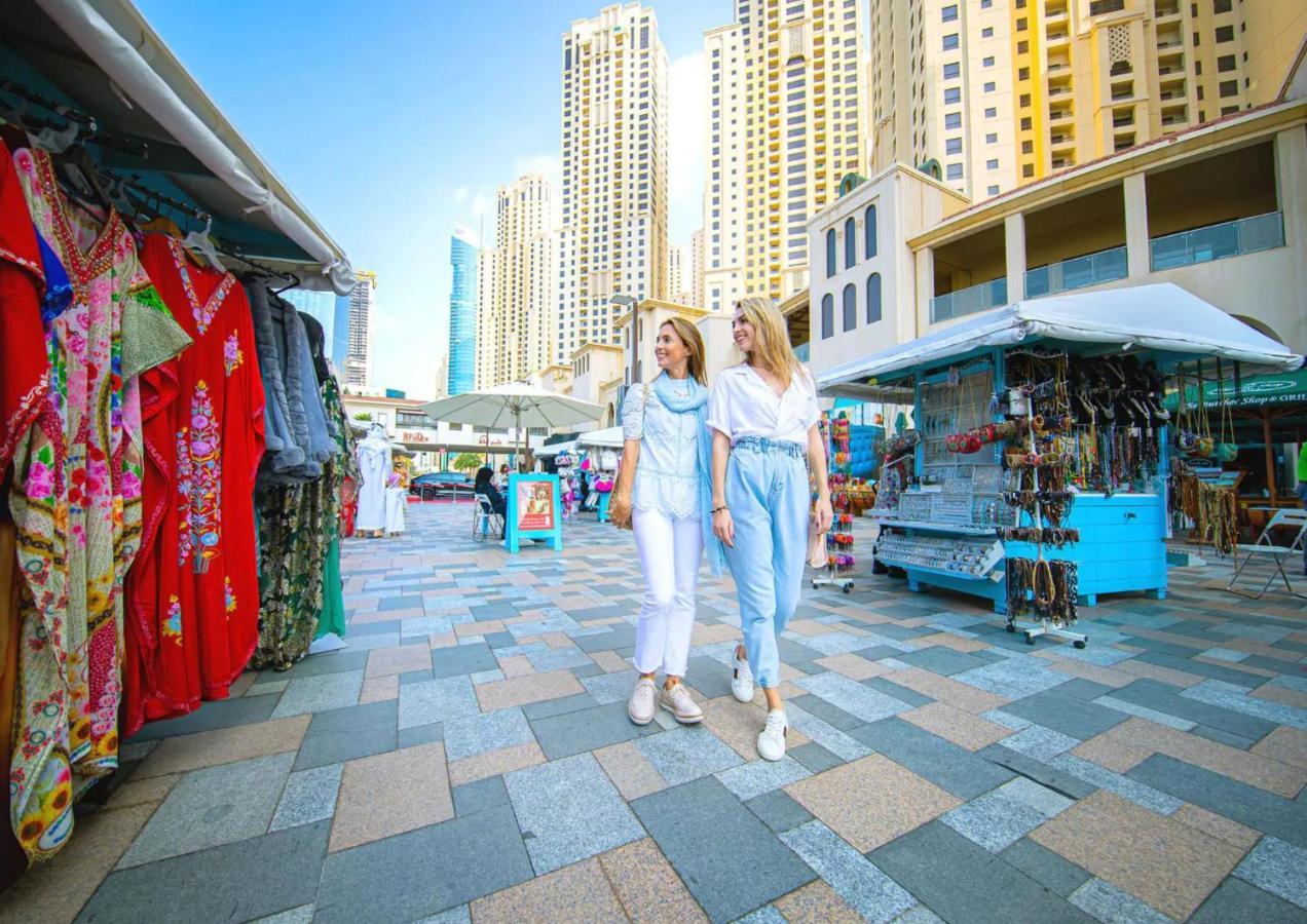 Luxury Jbr Shams - Marina View - Free 5 Star Beach Resorts Access! Dubai Exteriör bild