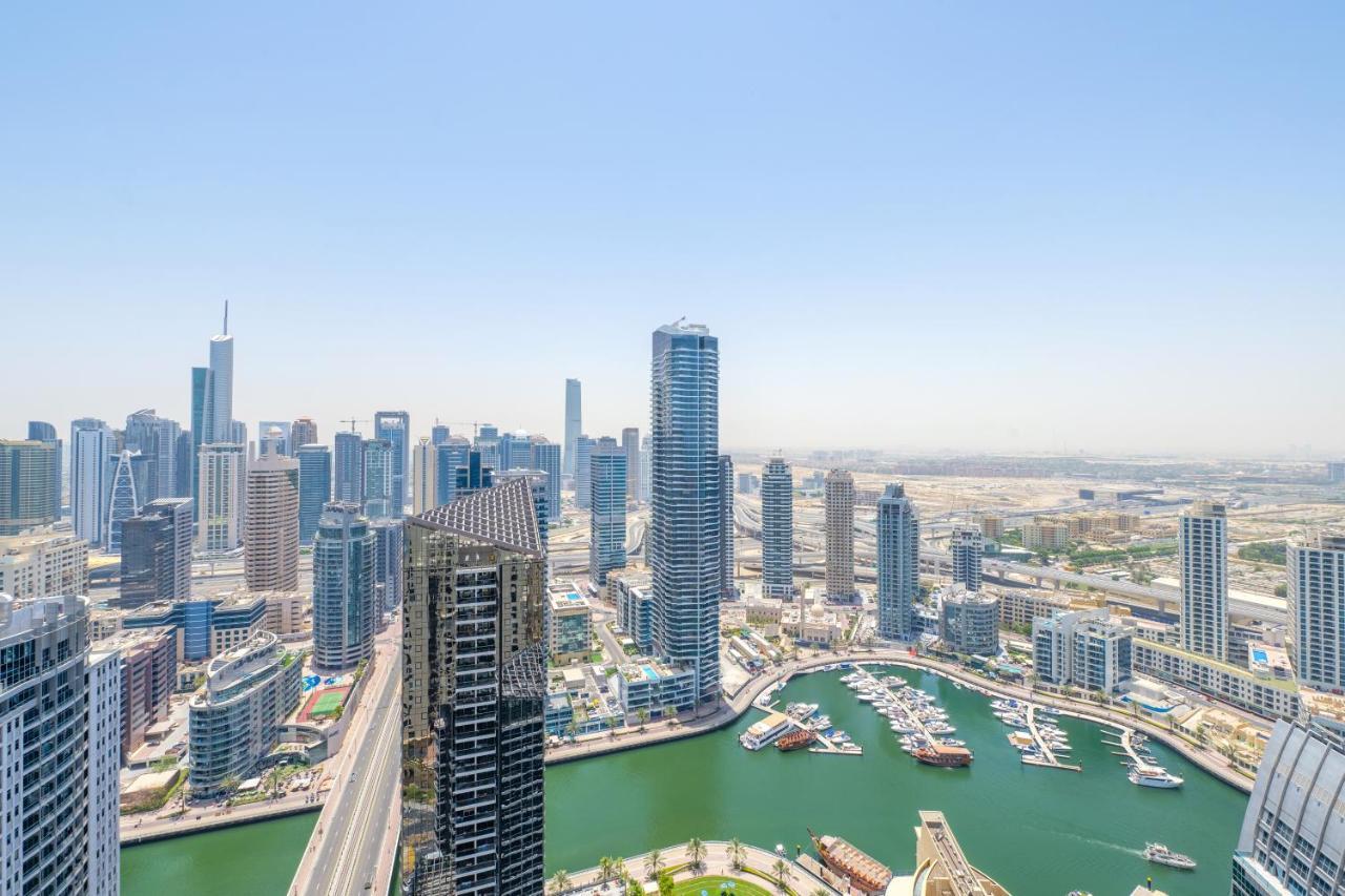 Luxury Jbr Shams - Marina View - Free 5 Star Beach Resorts Access! Dubai Exteriör bild