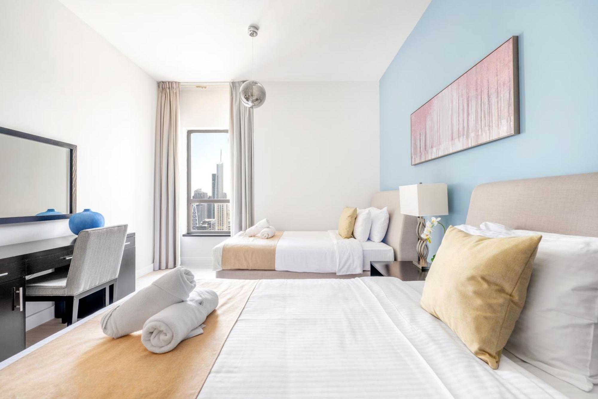 Luxury Jbr Shams - Marina View - Free 5 Star Beach Resorts Access! Dubai Exteriör bild
